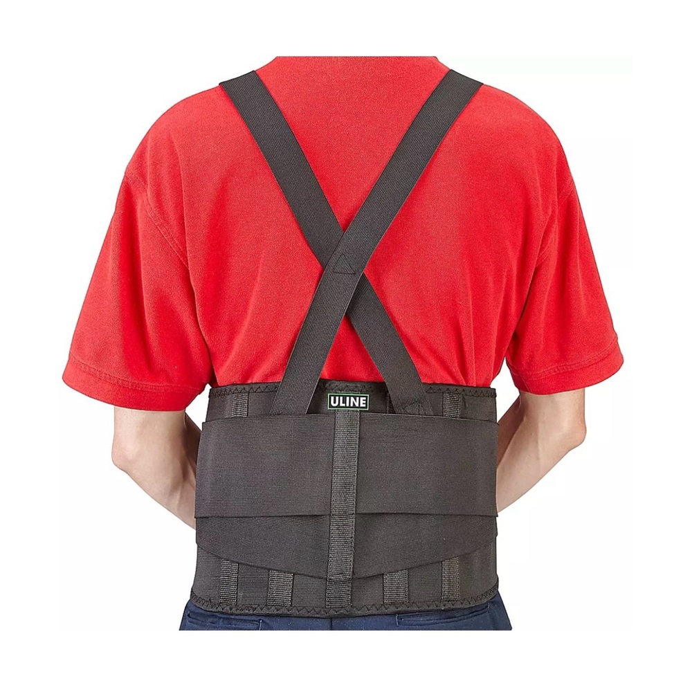 Uline Back Support Belt with Suspenders